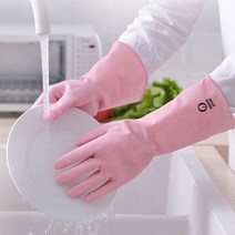모스트픽 끈질긴 니트릴 고무장갑 핑크 5개입 M