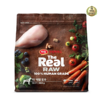 라이브잇 하림더리얼 시니어 더리얼 로우 닭고기 강아지 건식사료, 11개, 360g, 닭