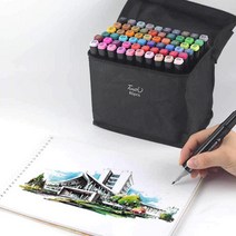 터치 트윈 마카펜 드로잉마카 디자인마카 미술재료, 60pcs