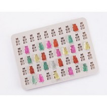 [비누나무]하리보 꼬마곰 젤리 50구 실리콘 몰드천연비누만들기재료, 1개