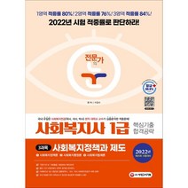 2022 전문가의 눈 사회복지사 1급 핵심기출 합격공략 3과목 사회복지정책과 제도, 시대고시기획 시대교육