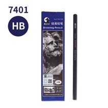 Marley 콩테 스케치 콩테목탄 연필콩테 목탄연필 크로키 흑연연필, C7401-HB(정박스12지)