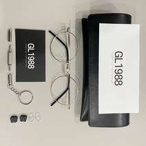 안경사가 직접 만든 티타늄 블루라이트차단안경 맞춤 근적외선차단 GL1988, 52일반코받침, 블루라이트차단, 골드, 1개