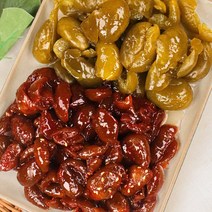국내산 전통식품 청매실 순창 고추장 양념 매실장아찌 이조 명인 매실장아찌 2종 500g 1kg, 2)양념 매실장아찌 500g