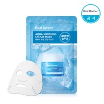 리얼베리어 아쿠아 수딩 크림 마스크 30ml (5매입), 1개, 단품
