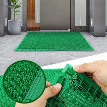 로비 입구 신발 흙 먼지털이 발판매트 아파트입구 건물입구 흙제거 인테리어 신발매트, 1개, 테잔디매트 대