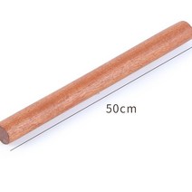 주방 용품 기기 자연 Unpainted 흑단 롤링 핀 주방 가구 단단한 밀가루 반죽 롤러 나무, 02 50cm