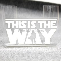 랩핑 데칼 다이 컷 스티커 이것은 길입니다 자동차 오프로드 용 데칼 여행 오토바이 레이싱 헬멧 자, 02 WHITE_03 20cm