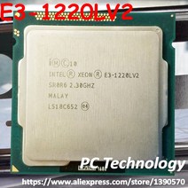리퍼 CPU 기존 인텔 제온 E3-1220LV2 CPU 2.3GHZ 3MB 17W 2 코어 LGA1155 V2 프로세서 E3, 한개옵션0