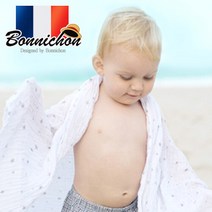 프랑스 보니숑 무형광 거즈블랭킷 신생아담요 아기블랭킷 여름 오가닉 출산준비물 아기용품 애기선물, 거즈블랭킷-클라우드베어