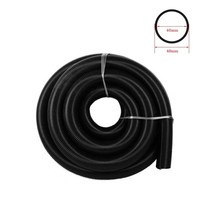 산업용청소기 내부 40mm 외부 48mm 가정용 진공 청소기 호스 내구성 진공 청소기 부품 소프트 파이프 벨로우즈 빨대 산업용 스레드 호스, 검정-5m