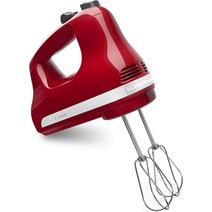 KitchenAid 5단 울트라 파워 반죽기 핸드믹서, 빨간색, A, 빨간색