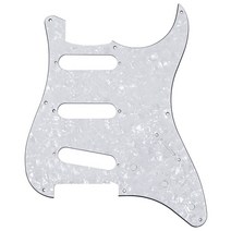 멀티 기타 Pickguard 스크래치 플레이트 Pick Pick ST FD 일렉트릭 기타에 대 한 Gurad 빈티지 스타일 Strat 기타 부품, 하나, 화이트 진주