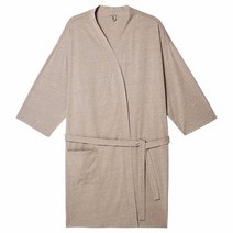 이케아 셰르피블라 목욕가운 베이지 S-M 길이97cm 면60%, 없음