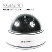 COMS 모형 CCTV 카메라 DS-1500B/LED작동/돔형 실내용