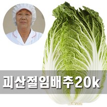 괴산절임배추 20kg/중간 사이즈 (10포기이상)/달달고소, 12월16일출고-17일도착