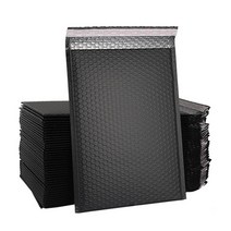 TailStar 뽁뽁이안전봉투 30Pcs 버블 메일러 핑크 폴 리 셀프 인감 패딩 봉투 선물 가방 검정/녹색 포장 책, [05] 18*23cm, [04] Black