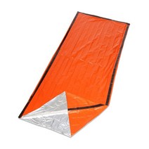 비비색 1인용 차박 백패킹 경량텐트야외 Bivy 비상 침낭 생존 담요 키트 몸 열 휴대용 방수 캠핑 하이킹, 01 은