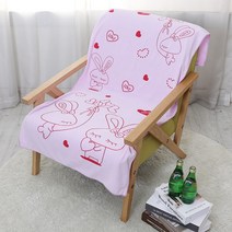베어파우 극세사 비치타올 샤워타올 목욕 대형 수건 1장, 퍼플