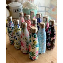 플라워 보틀 텀블러 꽃무늬 보온병, 12