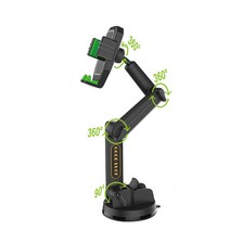 대형차 트럭 각도조절 긴 핸드폰거치대 악세서리 suv 새차선물 투싼 티볼리 차꾸미기, 그린, 1개