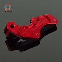 배달 부품 정비 오토바이 CNC 브레이크 디스크 어댑터 브래킷 320MM 혼다 CR125E CR125R CRE CRF 125 250 4, 02 빨간