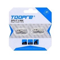 자전거체인 7단 9단 공구 TOOPRE-2 쌍 자전거 체인 링크 커넥터 MTB 자전거 마스터 링크 빠른 링크 파워, 01 WHITE