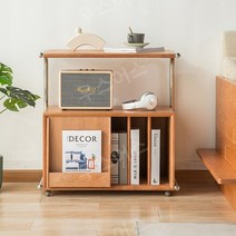 북유럽 LP 진열장 CD 레코트 장 수납장 랙 원목 우드 보관함 카페 바 레스토랑 장식장, F