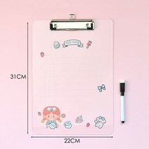 필기 패드 a4클립보드 반 투명 비닐 학생용 스윗 시험지 크라프트지 쾌로 겹 사무실 서류철 1월9일 발 3431589097, 수장 우수함 first deliver, 벨라 오후 티 방수 아크릴 (붓을 대