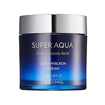 미샤 슈퍼 아쿠아 울트라 히알론 에멀젼 4.39 fl oz130 ml, 2.37fl oz1팩, 울트라 히알론 크림
