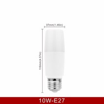 LED촛불 LED양초LED 원통형 옥수수 전구 220V-240V 홈 데코레이션 샹들리에 라이트 1/2/3pcs 5W, 03 10W E27_01 WHITE_03 3개