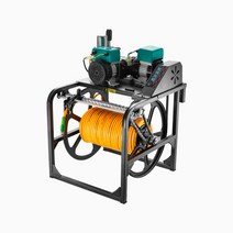 권취기 호스릴 농약줄 자동 호스 감는 기계 권선기 관수, N.220V + 100미터 호스