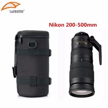 렌즈 파우치 케이스 가방 탐론 150-600mm 시그마 및 니콘 카메라 13x29.5cm, 한개옵션0