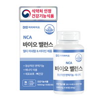 바이오밸런스 활성산소 제거 영양제 만성피로 멀티미네랄 아연 셀레늄 크롬 마그네슘, 4개, 1000mg x 60정, 60정