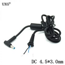 DC 4.5x3.0mm 전원 공급 장치 플러그 커넥터 Hp Envy Pavilion 14 15 노트북 어댑터 충전기 케이블 1.2M 4FT 용 코드/케이블 포함, 01 1.2M
