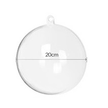 투명 캡슐 아크릴볼 20cm 1P X-MAX 크리스마스 트리, 단품