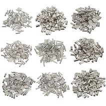 구리선 와이어 코일 100pcs 터미널 커넥터 비 절연 튜브 크림프 와이어로드 Indenter 자동차 액세서리 베어, 01 100Pcs, 1.0mm2