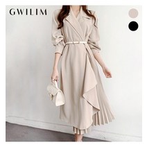 귈림 귈림 카라 러플 플리츠 원피스+벨트세트GAFOP036P