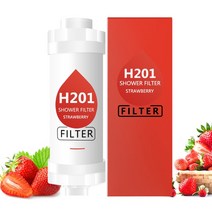 샤워기필터 샤워기 리필 아로마 샤워 헤드 필터 연수기 부드럽고 모발/피부 개선 염소 제거 욕실 액세서, 06 Strawberry