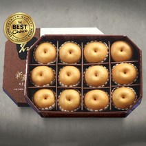 추석 과일 선물세트 [신선한아침] 팔각 명품 배 7.5kg (12과), 단품없음
