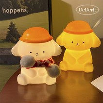 데데리트 귀여운 푸딩강아지 무드등 LED취침등 수유등 인테리어 미니 램프 조명, 2.옐로우조명