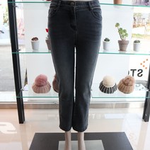 꼼빠니아 기모 허리밴딩 청바지 CABW1-WDP641