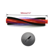 다이슨 진공 청소기 호환 부품 18.5cm22.5cm 강모 브러시 롤 필터 v6 동물 솜털 dc59 dc62 sv03 롤러 클리너 어셈블리 브러시 바 엔드 캡 코브, 중국, 185엔드 캡 포함, 1개
