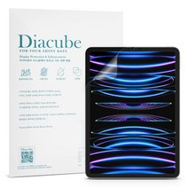 다이아큐브 아이패드프로 6세대 12.9(32.8cm) 저반사 지문방지 블루라이트차단 액정보호필름 2매