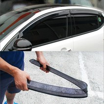 PC썬바이져 부러지지않는 윈도우선바이저 빗물차단 비막이, 티볼리(14~), 쌍용