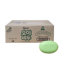 산도깨비 오이 비누 세안비누 80g x90개 업소용 목욕탕 여관 모텔 호텔 사우나 숙박업소, 3개입x30개