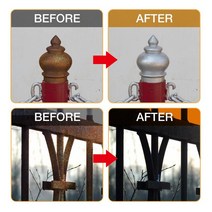 Rust Remover녹스토퍼 자동차 유지 보수 청소 제거 스프레이 크롬 마그네슘 알루미늄 및 기타 금속에 적합, 한개옵션0