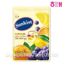 해태제과 썬키스트 125gX1개 간식 사탕 캔디, 1개, 125g