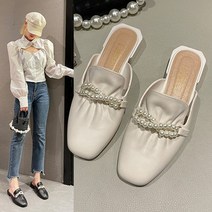 LXJ 여름 슬리퍼 여자 게으름뱅이 신발 포두반 슬리퍼