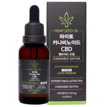 파이토 케미컬 카나비노이드 햄프씨드 대마씨유 대마오일 어머니 아버지 선물 CBD CBG 대마종자유 미국산 초임계추출, 1개, 햄프씨드 오일 1개 30g